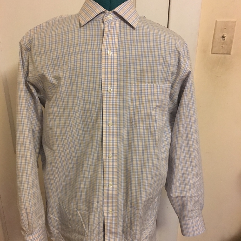 Like New Plaid Brook Brothers Button Down!
